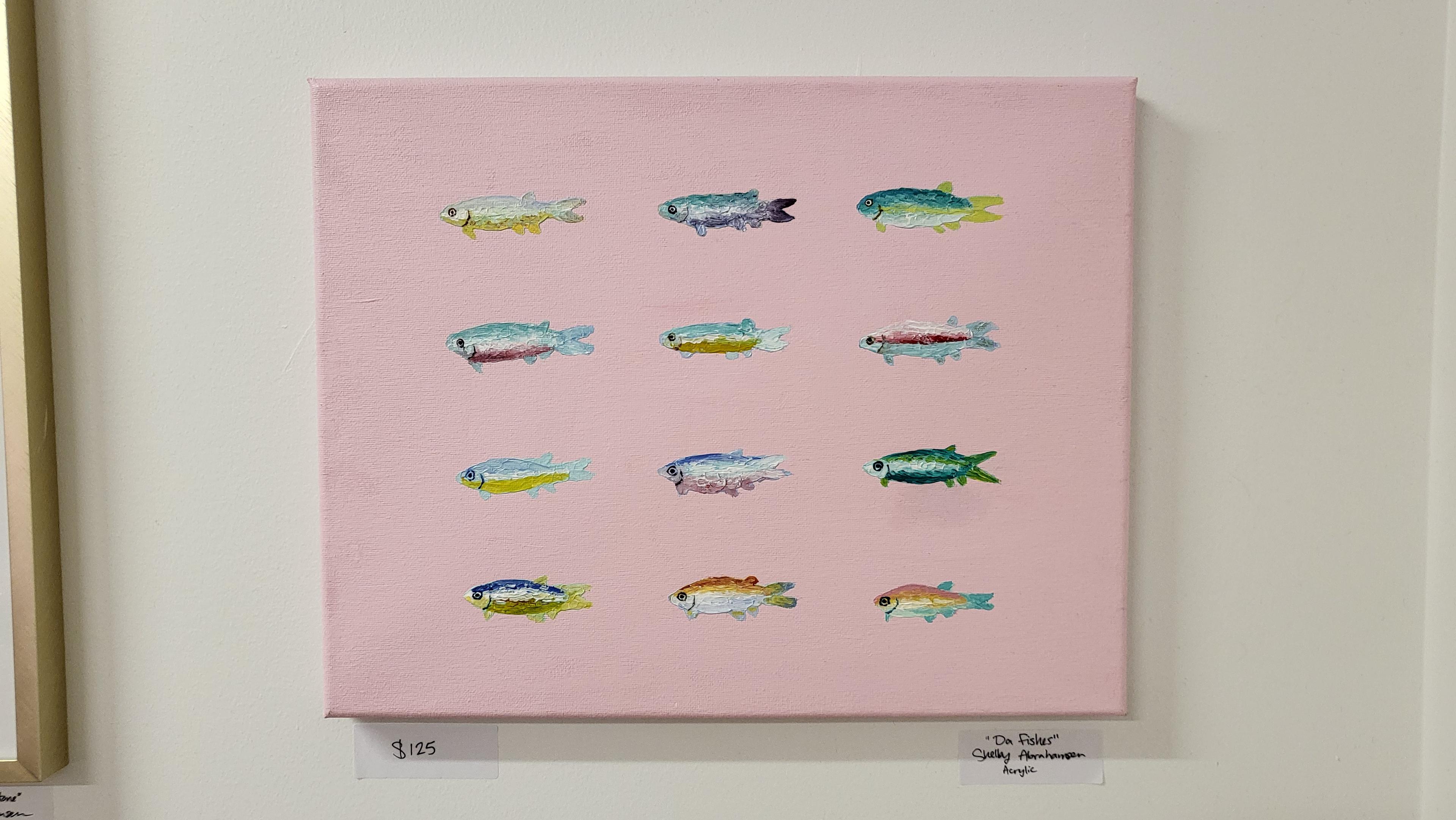 Da Fishes By Shelby Abrahamsen: Original Acrylic Painting