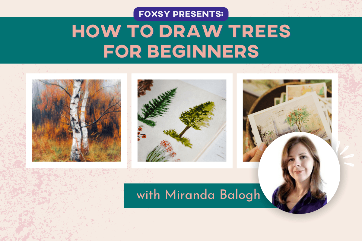 How to Draw Trees for Beginners with Miranda Balogh