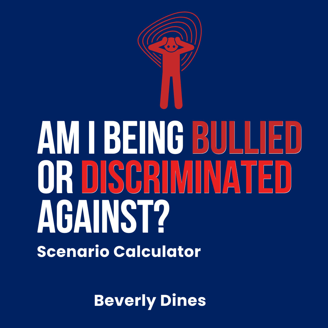 Am I Being Bullied Or Discriminated Against? Scenerio Calculator PDF By Beverly Dines
